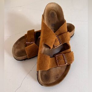 Birkenstock Arizona Suede Leather - Mink - EU 41 - US 10/10.5